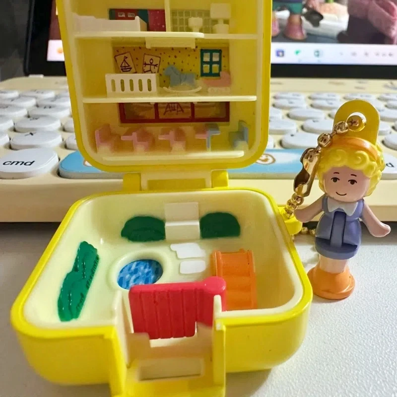 В наличии Bandai Аутентичная репродукция Polly Pocket Treasure Box Очарование Gashapon Миниатюрные детали Ностальгическая коллекция игрушек (art.: 3920d1c2e3f7e) - 3920d1c2e3f7e