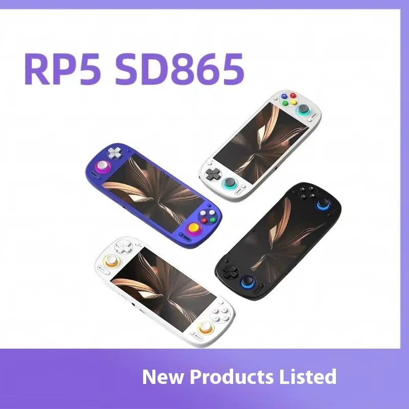 Новинка, предварительно установленный Tianma RP5, Qualcomm Snapdragon 8 + 128G, 5,5-дюймовый OLED HD экран, Android портативная игровая консоль, аркадный подарок