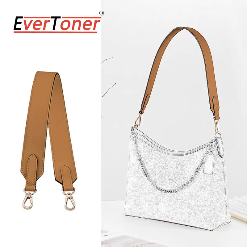 Кожаный ремешок EverToner, сменный ремень для сумки через плечо, длинный ремень для сумки Co-ch Laurel Hobo, аксессуары для ремня Детали и аксессуары для сумок