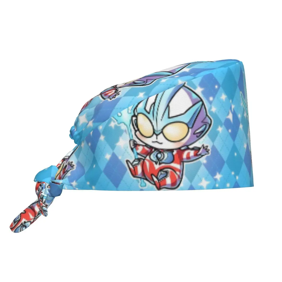 Изготовленная на заказ рабочая кепка Chibi U-Ultramanes для уборки, крутая классическая шапочка унисекс, хирургическая шапка, шапка для медсестры, шапка для медсестры