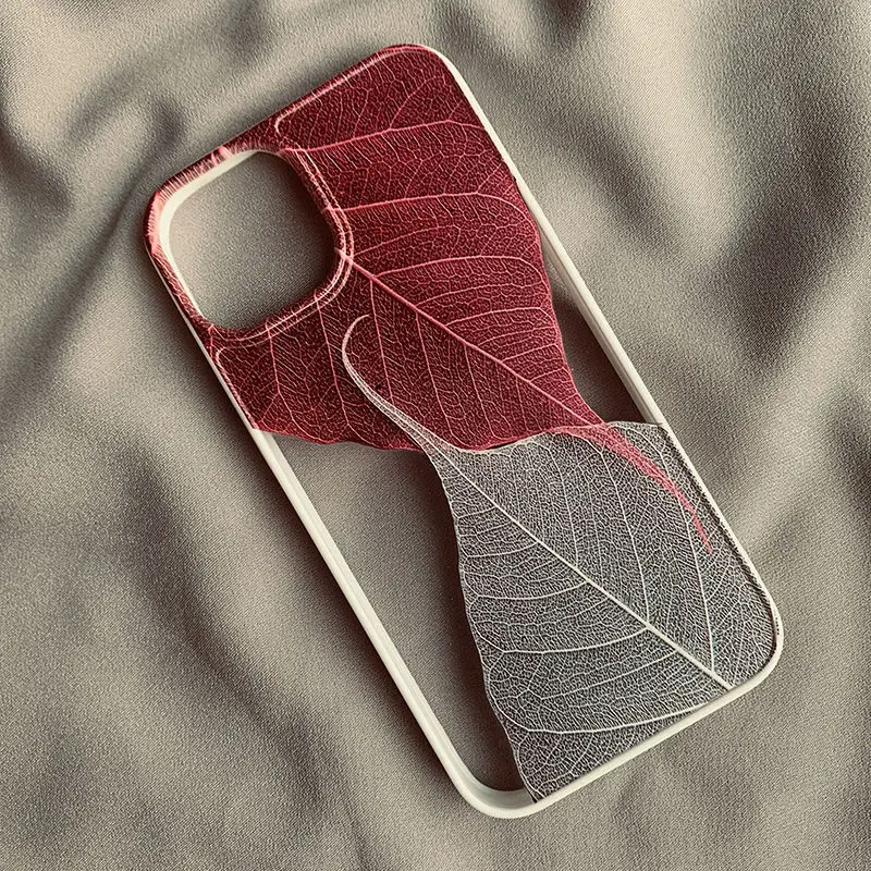 Чехол для телефона Art Leaf 14/15/16 ProMax IPhone 13/12/11 Прозрачный XRXS Black and White Edge 16