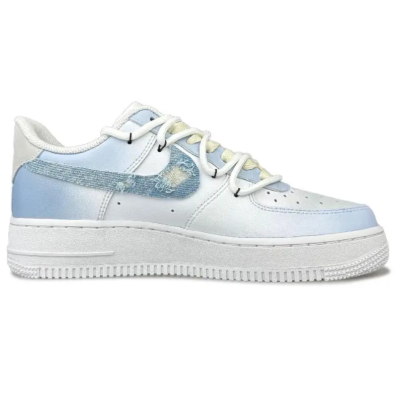 Фото 【Настроить】Nike Air Force 1 Обувь для скейтбординга Мужские кроссовки CW2288-111 №2