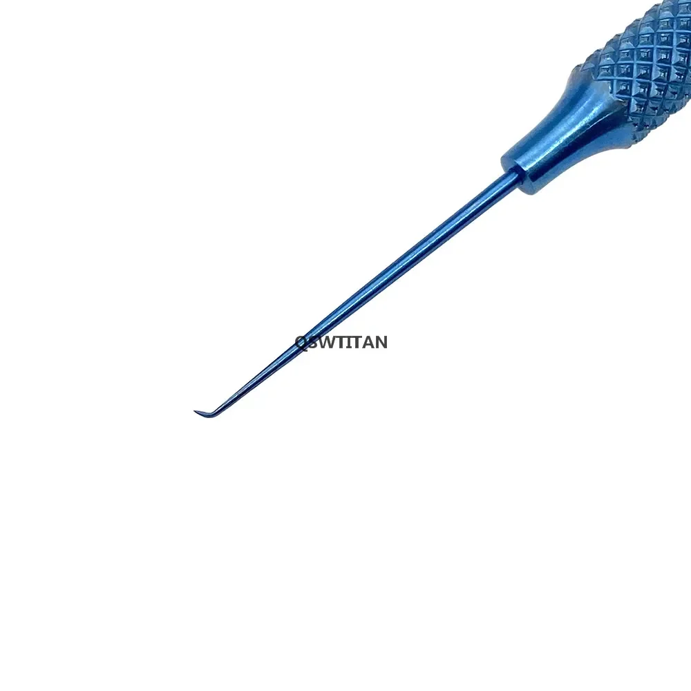 QSWTITAN Katzen Lasik Flap Unzipper Двусторонние титановые офтальмологические крючки для век