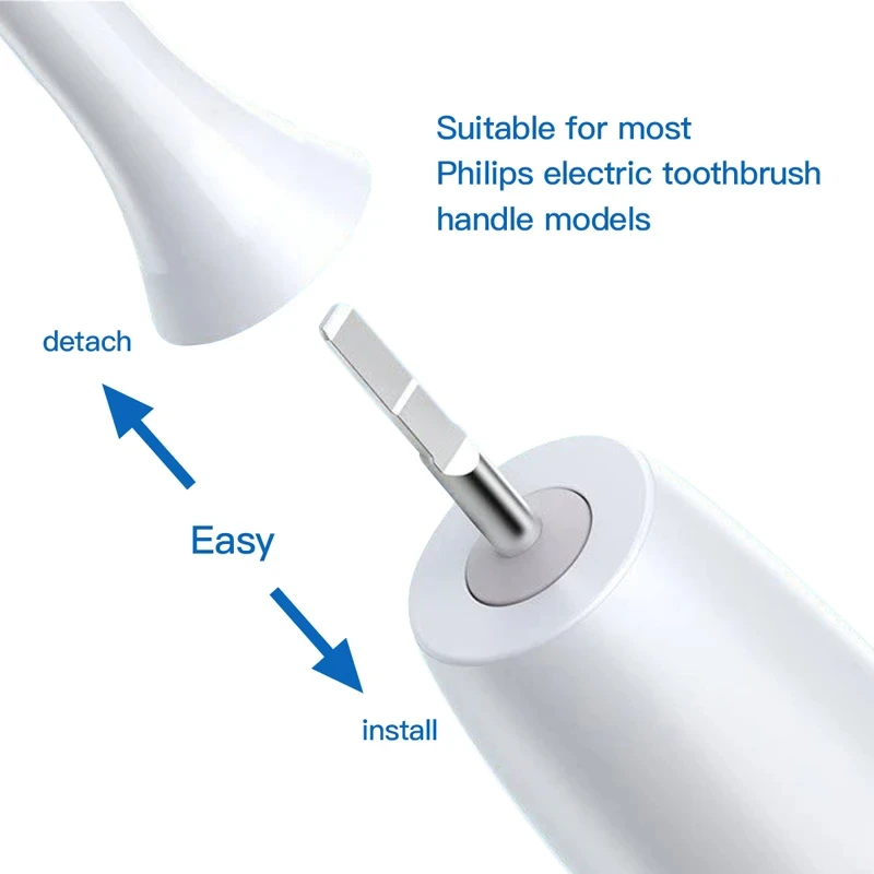 Фото Насадки для электрической зубной щетки Philips Sonicare Diamond, для гигиены полости рта, стандартные Сменные мягкие насадки для зубной щетки №3