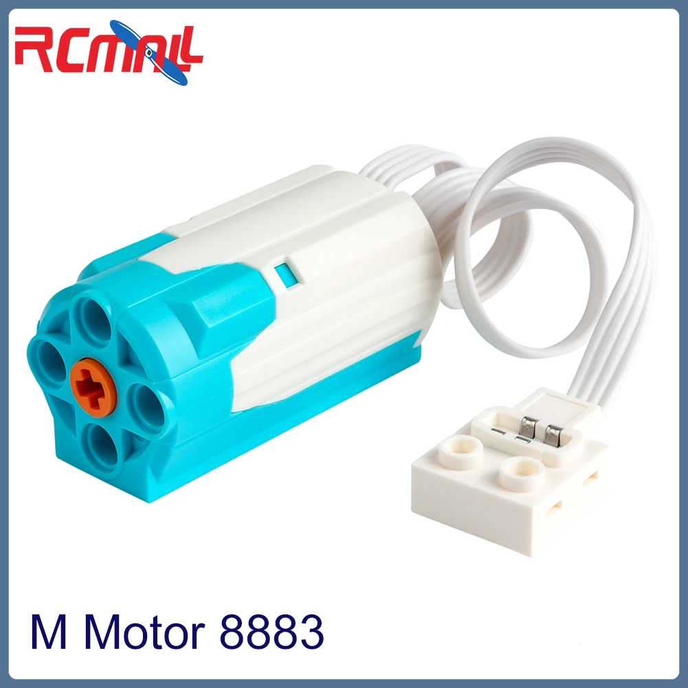 M Motor 8883 MOC Кирпичные строительные блоки Технические детали Модель PF Технические детали для Legoeds Модель автомобиля Робот Сборка Игрушка «сделай сам»
