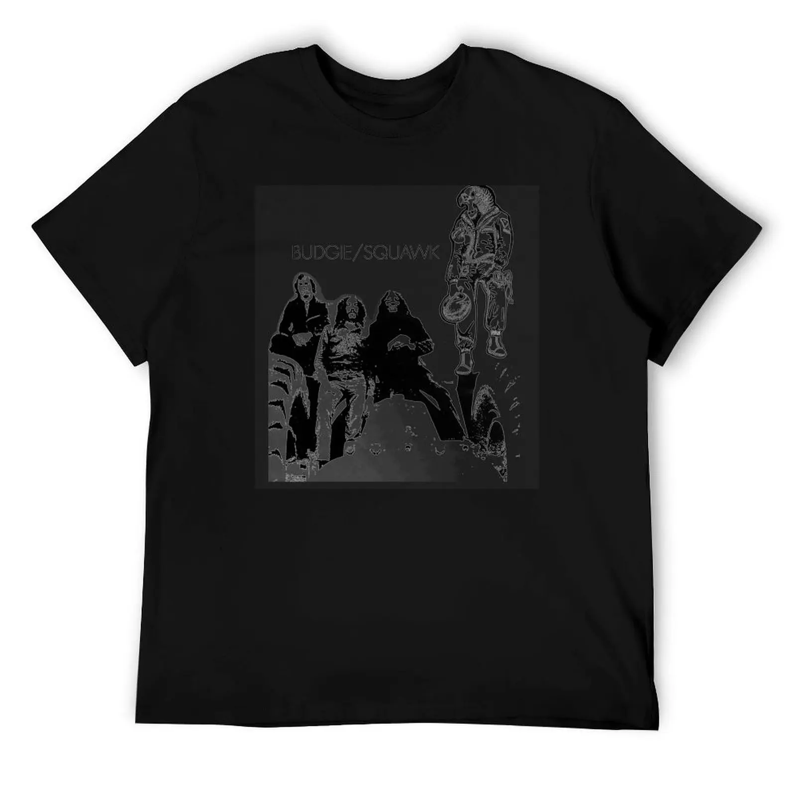Футболка BUDGIE SQUAWK HARD HEAVY ROCK PSYCH SUPER COOL, мужская футболка из 100-процентного хлопка, мужская дизайнерская футболка