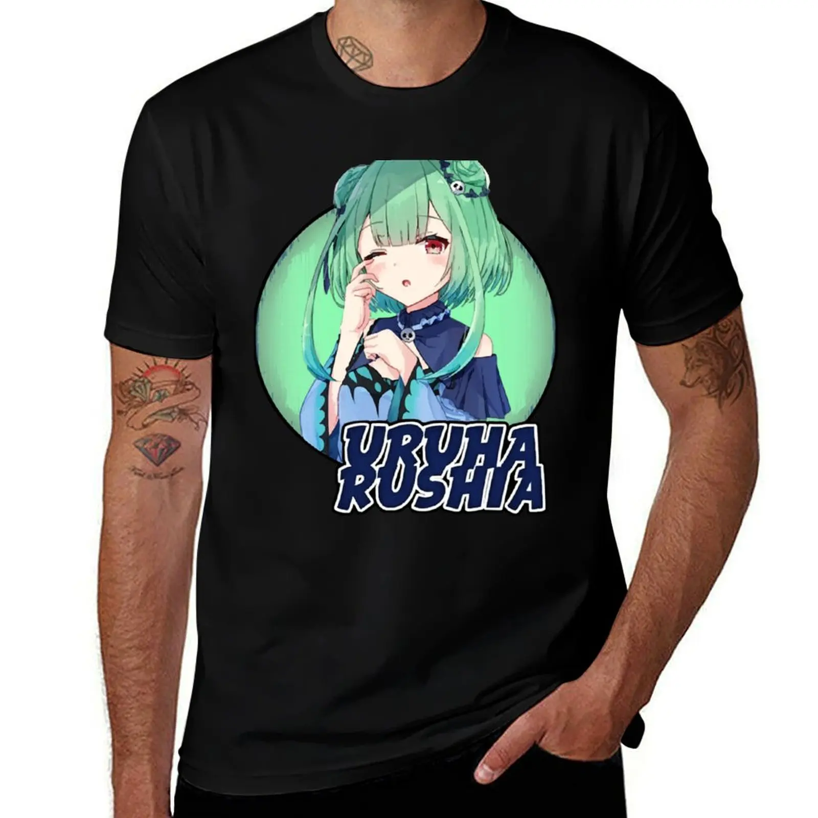 рубашки, рубашки, футболка из 100% хлопка, футболка, мужская футболка Rushia, футболки с рисунком для Ch. Мужские футболки из хлопка для Урухи Мужская одежда