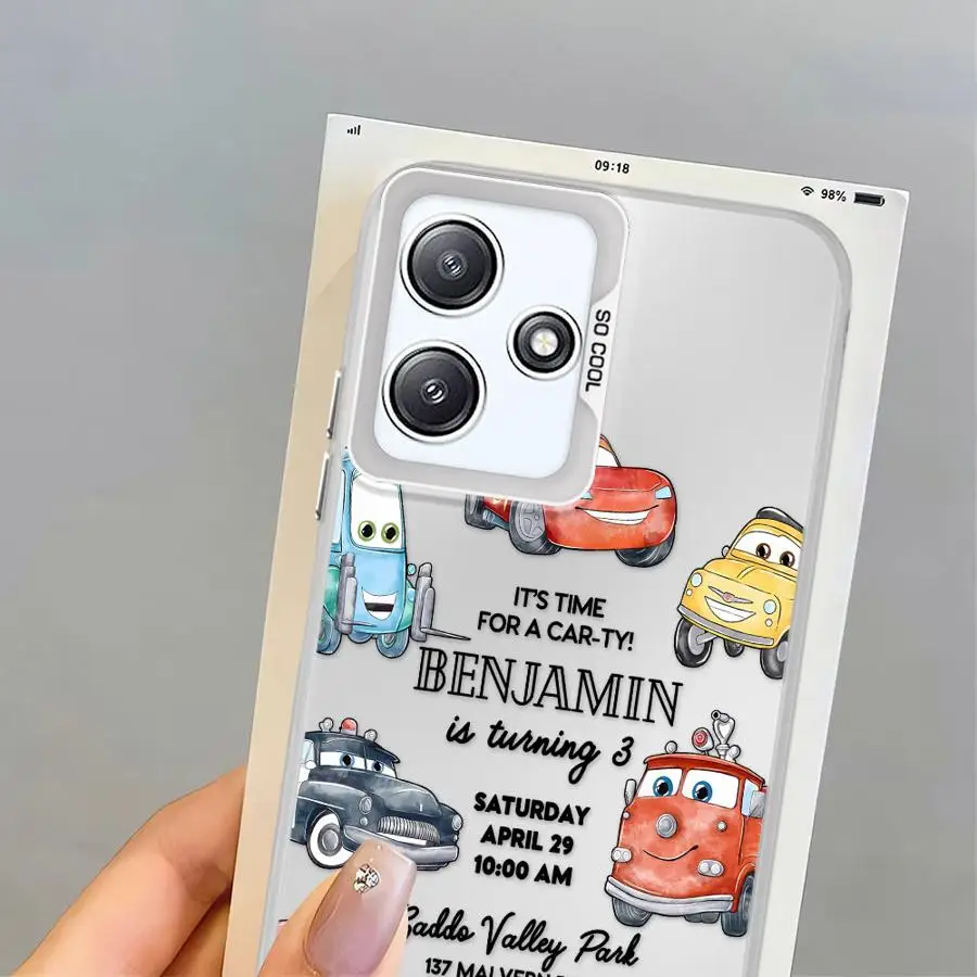 Фото Чехол для телефона Disney Lightning McQueen Cars для Xiaomi Redmi 13C 12C A3x A1 A3 A2 Plus 13 A1+ 14C A4 12 Soft Cover №2