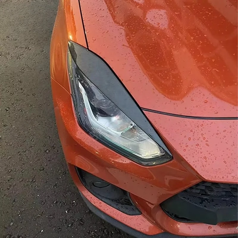 Для Suzuki Swift ZC33S 2018-2024 лет, крышка для бровей из углеродного волокна, пара, полоска для бровей, аксессуары для отделки век