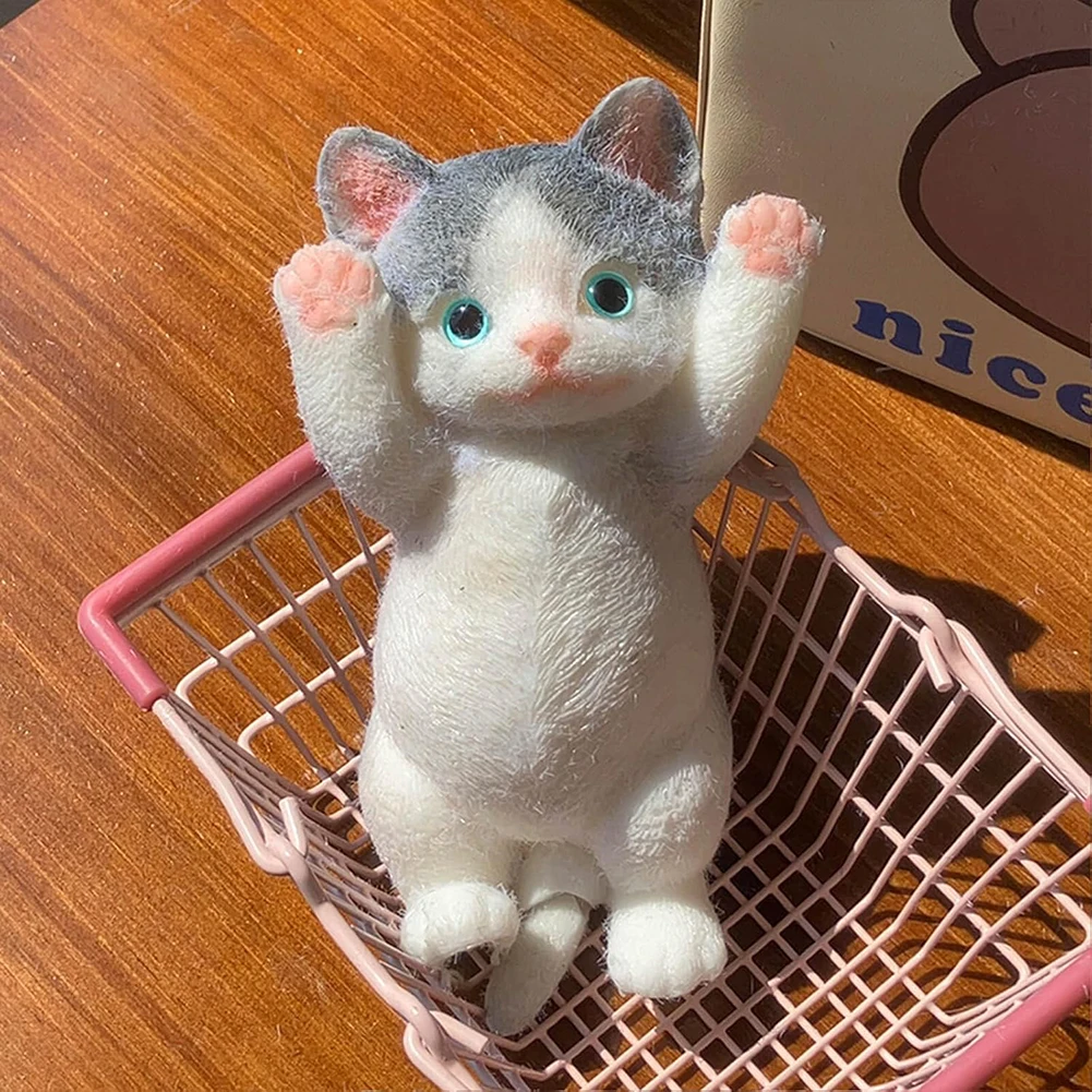 Милые мягкие шарики для упражнений на руках Taba Squishys Cat, забавные интериктивные шарики для взрослых и детей