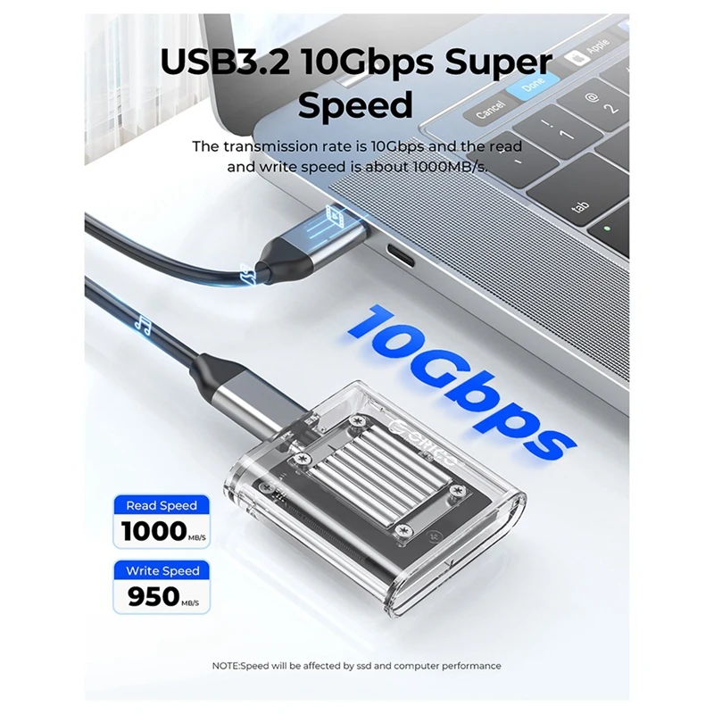 Фото Корпус для SSD ORICO Nvme, 10 Гбит/с, Pcie №3