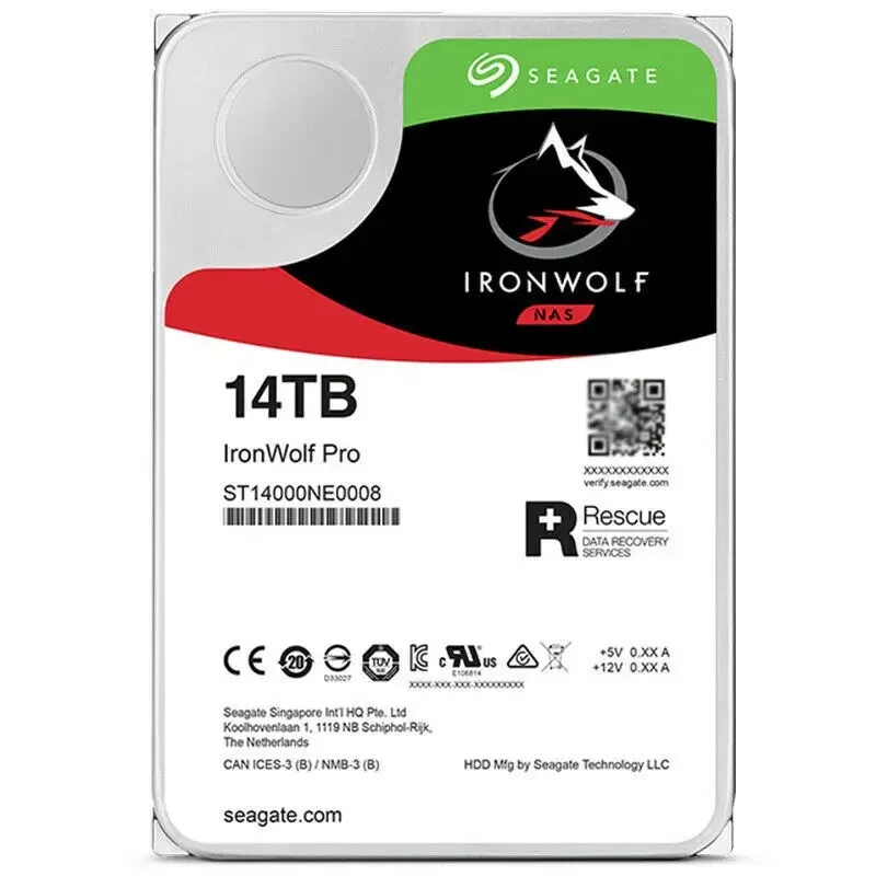ДЛЯ Seagate IronWolf Pro ST14000NE0008 14 ТБ 7200 об/мин 3,5 SATA NAS ГАРАНТИЯ жесткого диска новый