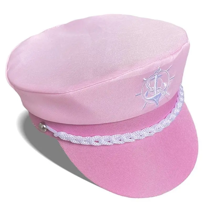 39BD Girls Captain Hat вышивка для вечеринки элегантная тематическая вечеринка Sailor Sailor