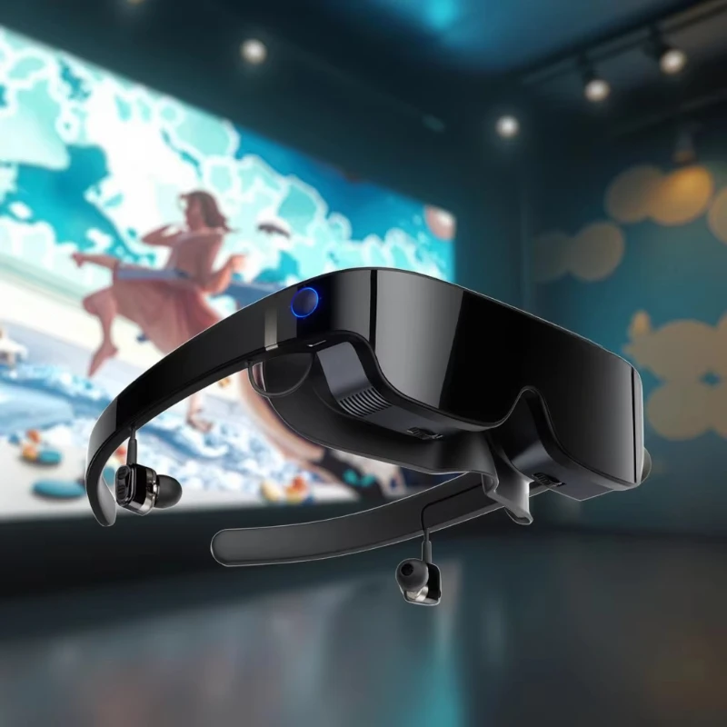Погружные 3D-умные очки, инвентарь виртуальной реальности, головной дисплей для частных фильмов и инвентарь игр, фурнитура AR