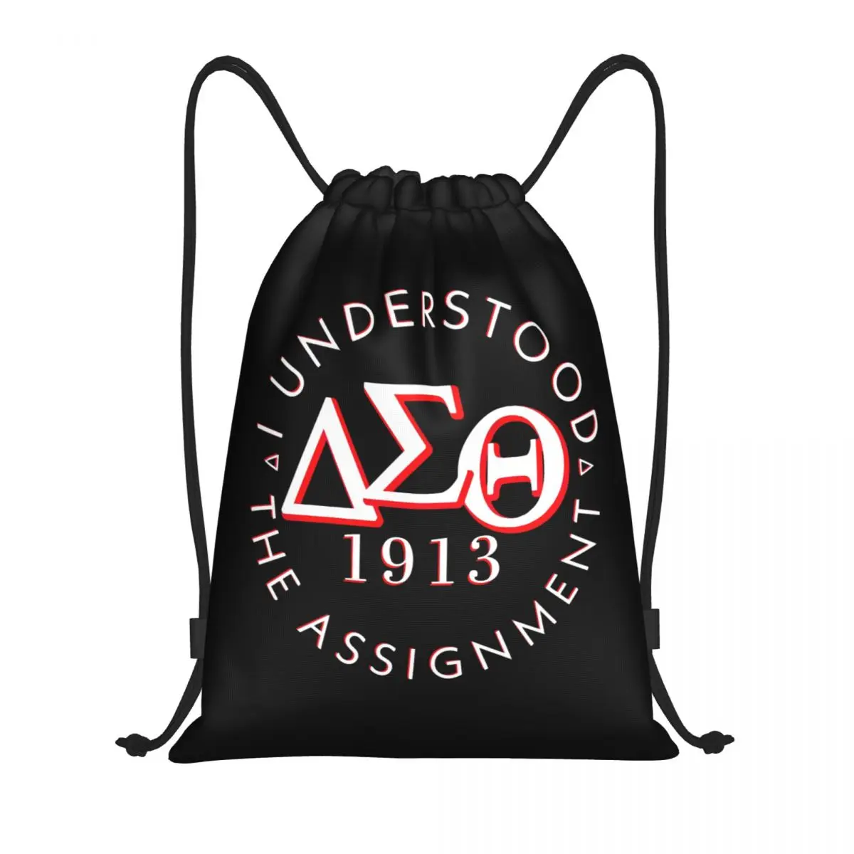 Пользовательский рюкзак I Understood The Assignment Delta Sigma Theta 183, мужской спортивный рюкзак для спортзала, портативная сумка для покупок, мешок