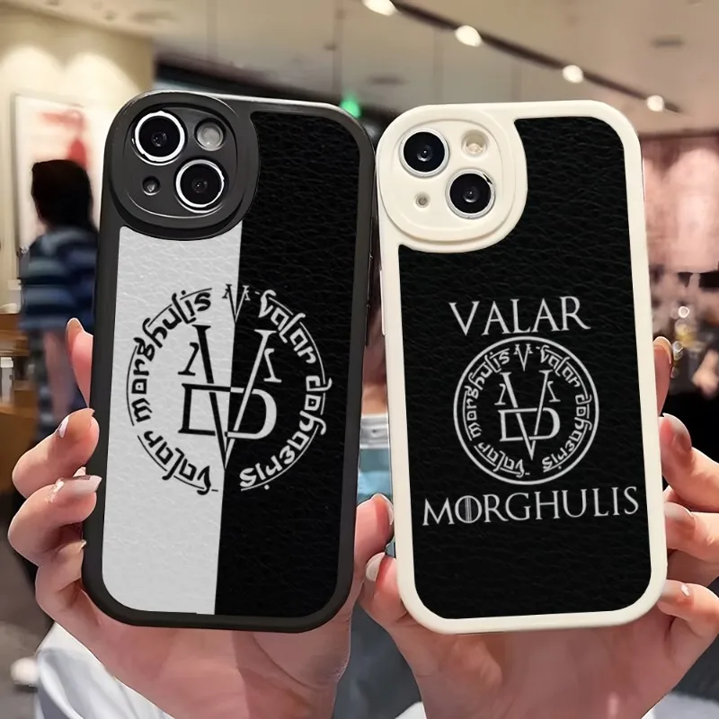Чехол Valar Morghulis для Apple Iphone 12 Pro Max 11 14 13 Mini X Xr Xs 7 6 8 Puls Se, силиконовый чехол из шкуры ягненка