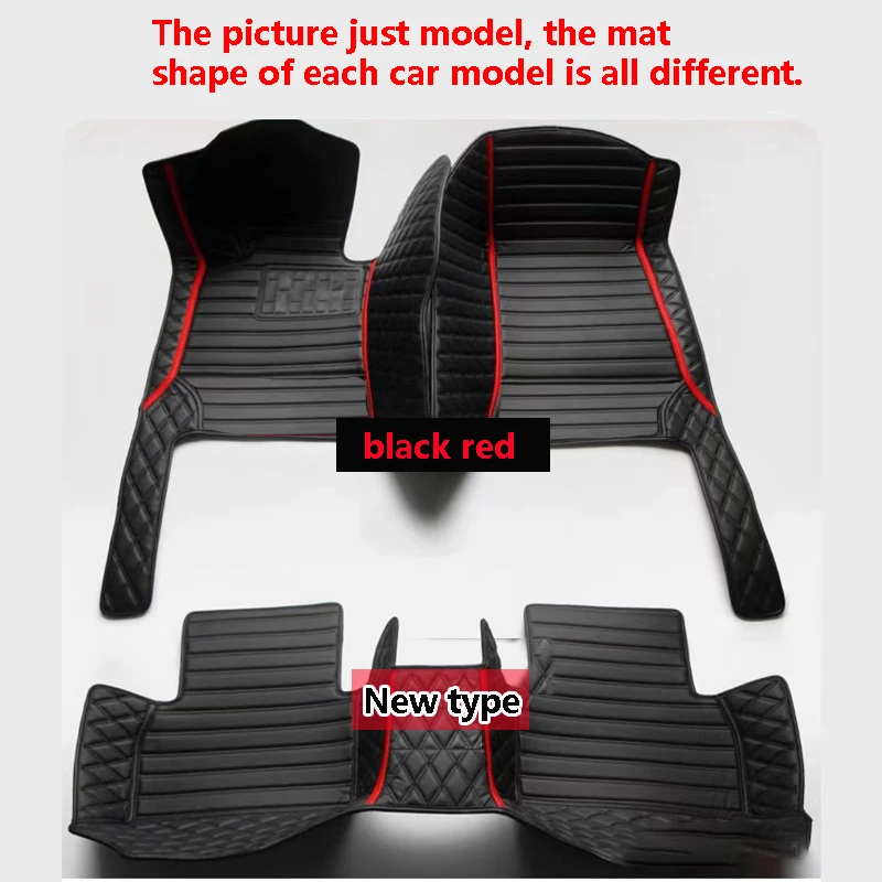 Фото Кожаные автомобильные коврики для Toyota Corolla E120 2001 2002 2003 2004 2005 2006 №3