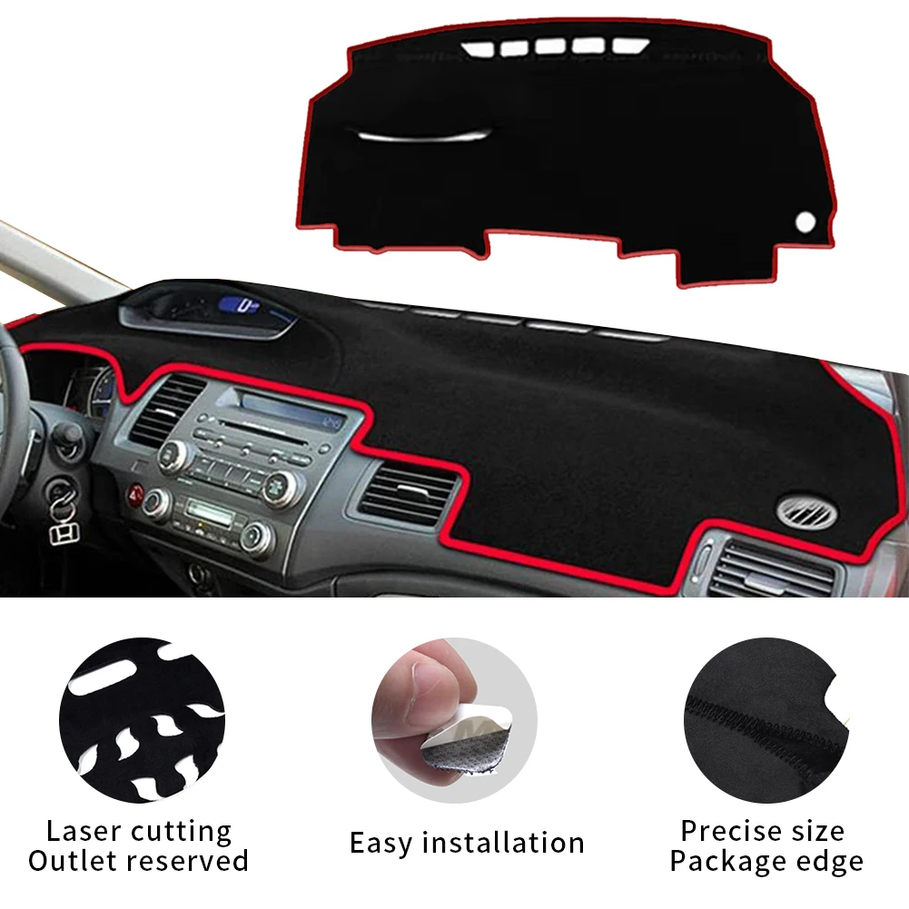 Для Honda Civic Acura CSX 2006 2007 2008 2009 2010 2011 Dashmat Dash Mat Dashboard Cover Pad Солнцезащитный козырек на приборную панель Коврик