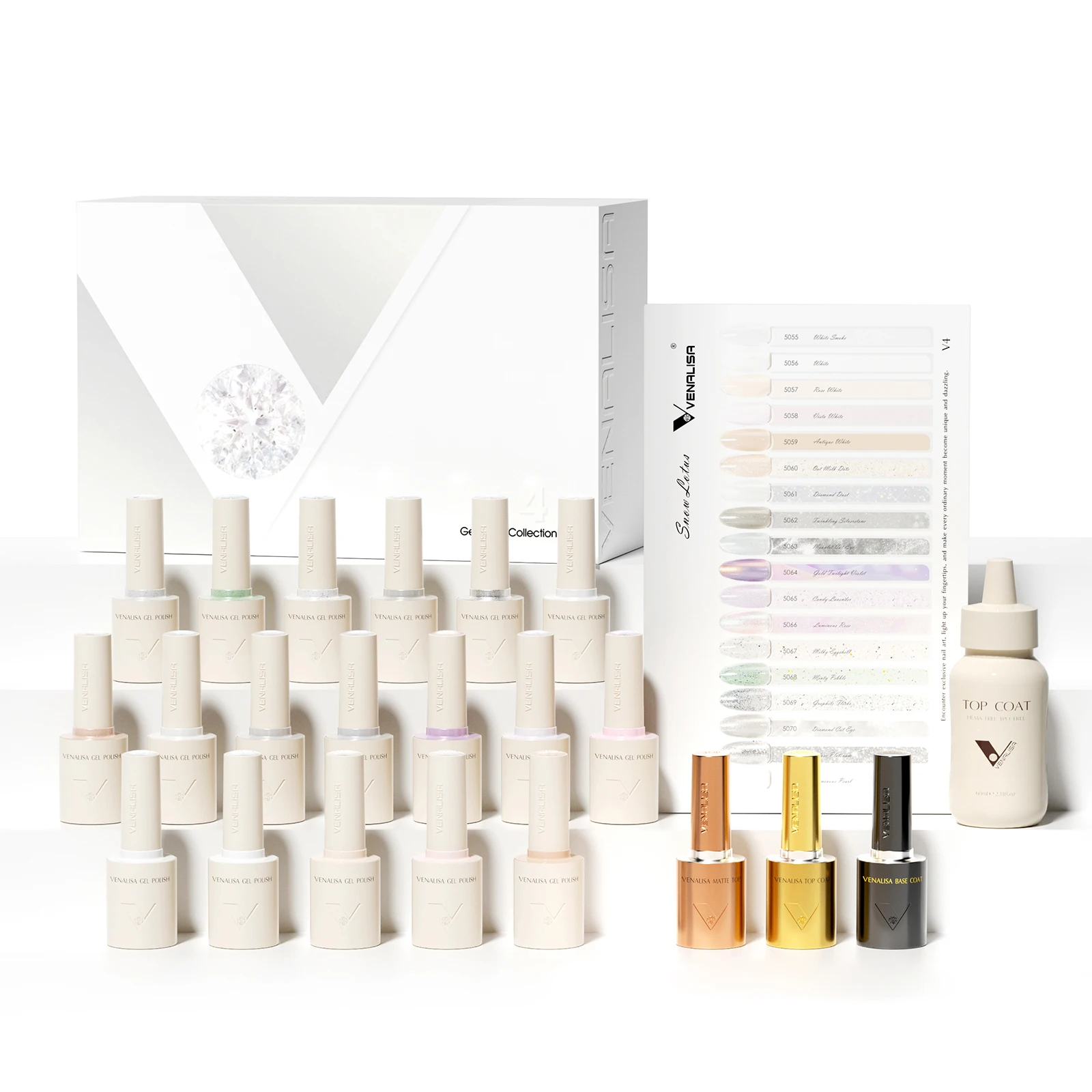 Фото VENALISA VIP Kit 10 мл Гель-лак для ногтей HEMA TPO БЕСПЛАТНО Неоновый желейный гель-пигмент Профессиональный дизайн ногтей Стойкий гель-лак для ногтей №2