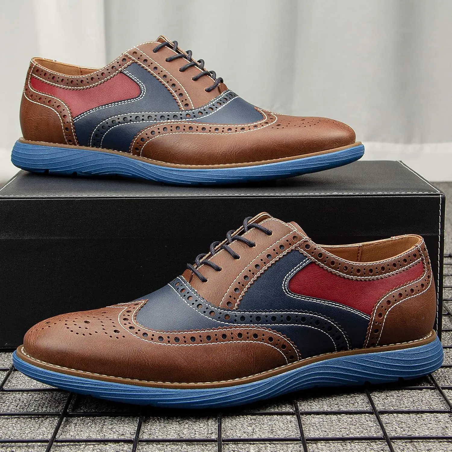 Фото Zapatos De Dress Hombre Мужские модельные туфли Деловая кожаная обувь Вечеринка Свадебная повседневная обувь для мужчин №5