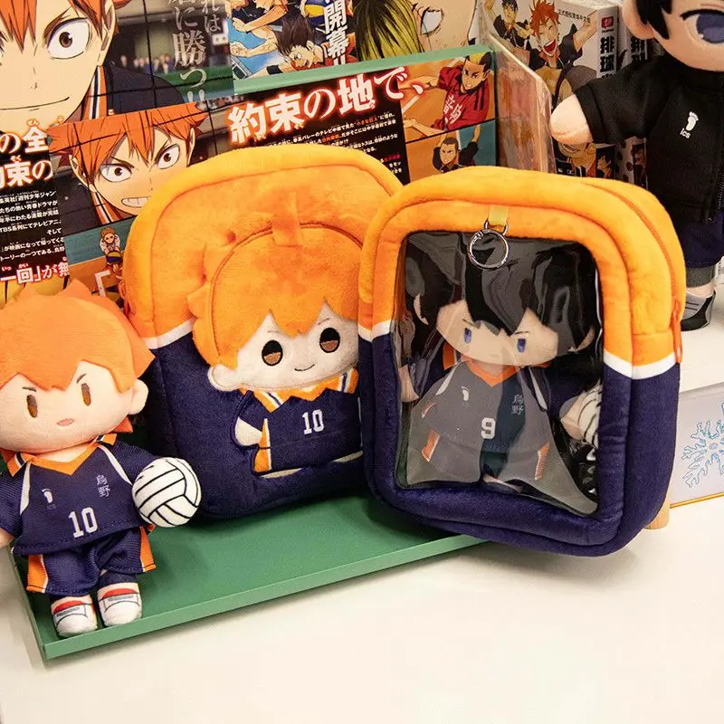 Kawaii Haikyuu плюшевая сумка на плечо Hinata Shoyo Tobio Kageyama аниме мультфильм студенческий рюкзак сумка для боли периферийные товары подарок