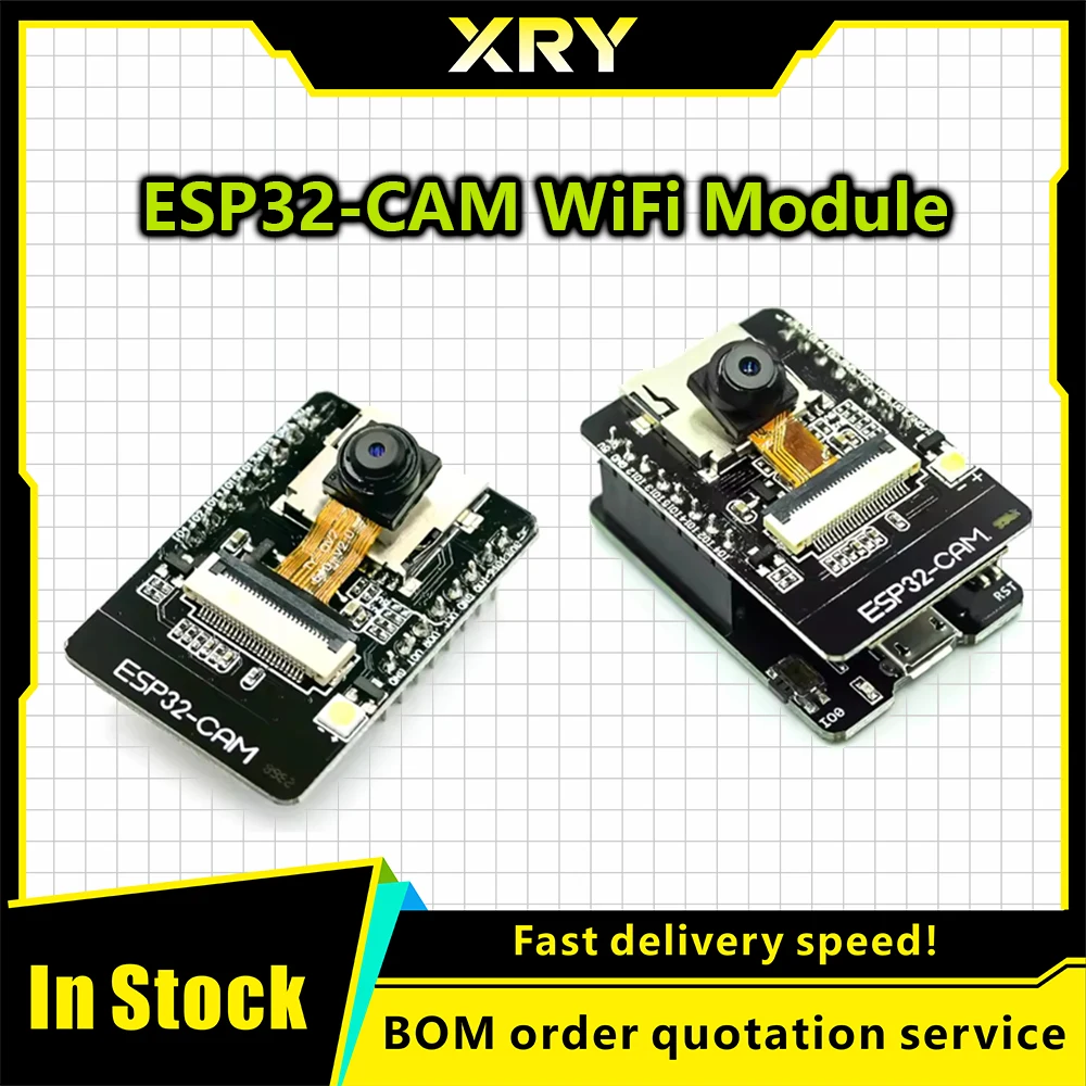 XRY ESP32-CAM WiFi модуль ESP32 последовательный порт для WiFi ESP32 CAM макетная плата 5 В для Bluetooth с модулем камеры OV2640 Nodemcu