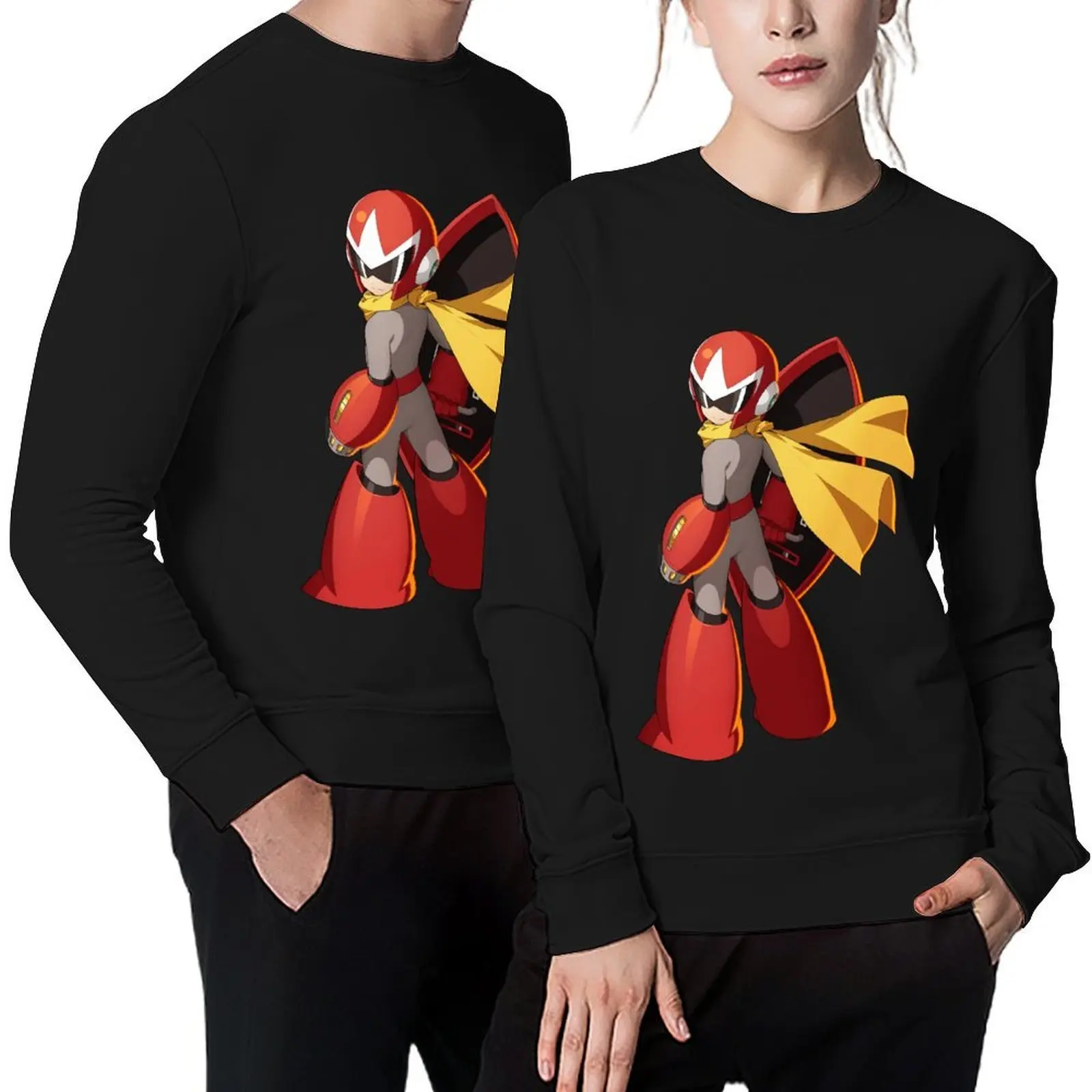 Megaman Xdive Protoman пуловер корейская одежда японский стиль мужской комплект толстовок мужская одежда толстовка мужская