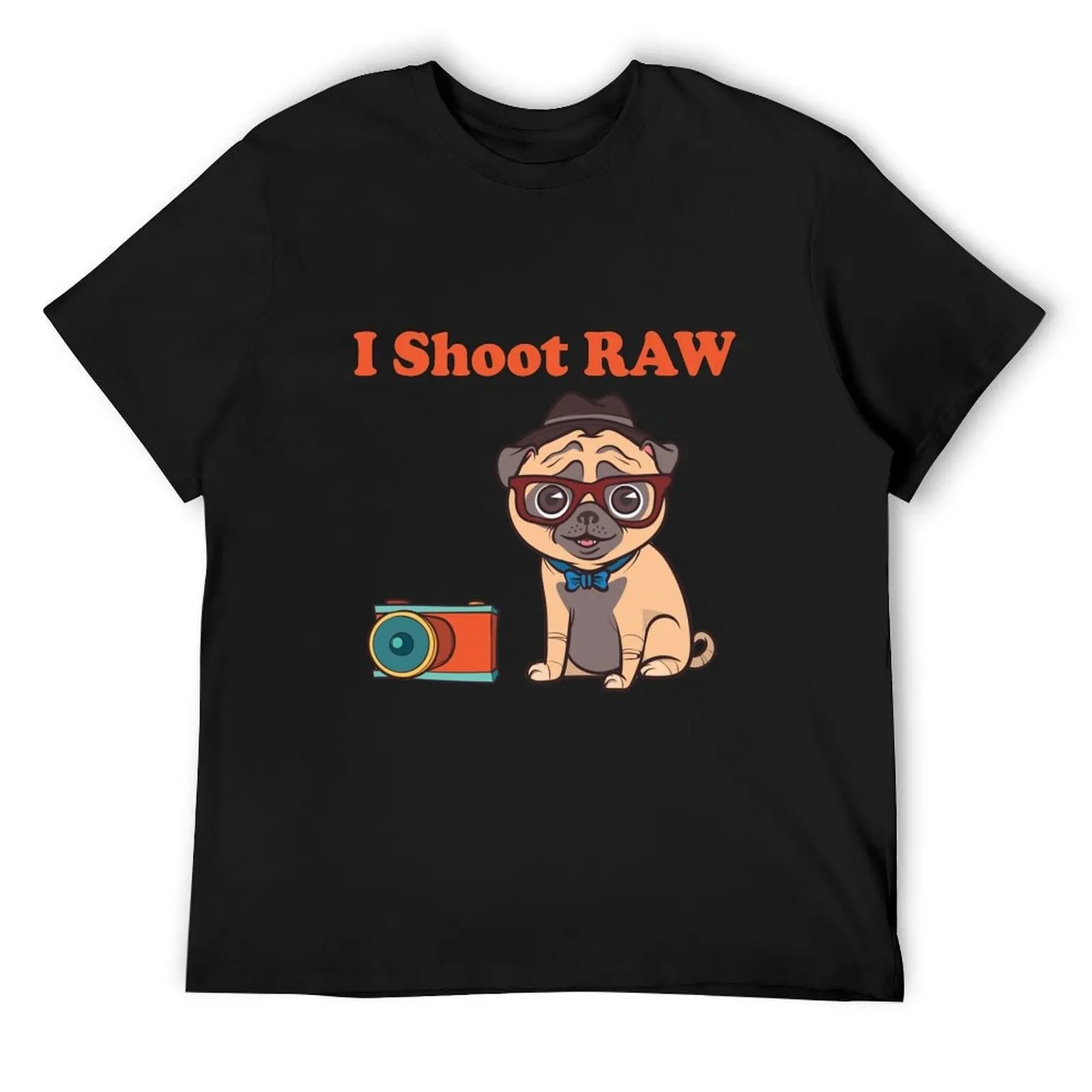 I Shoot RAW-забавная футболка для фотографа в подарок, футболка с рисунком аниме, футболки для мужчин