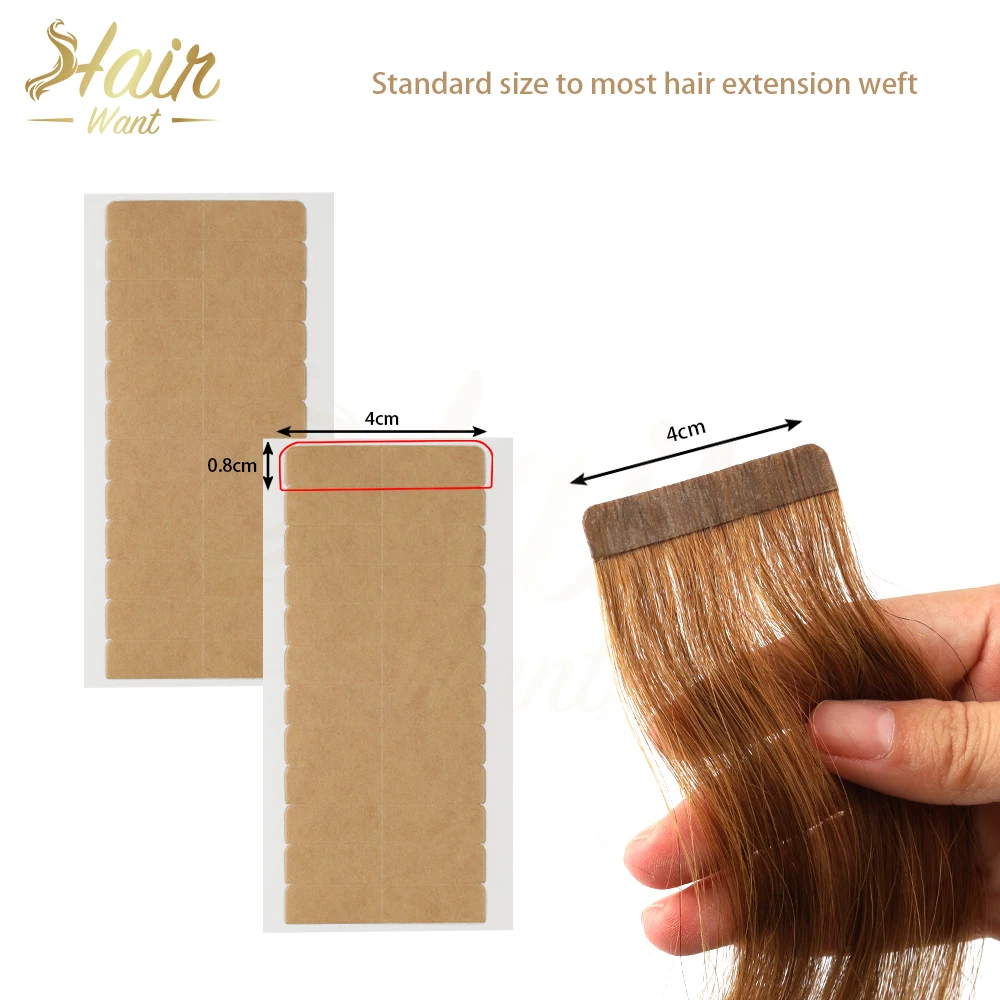 Фото Лента для наращивания волос Hair Want, двухсторонняя сменная лента, клейкие ленты для наращивания волос, инструменты для наращивания волос №5