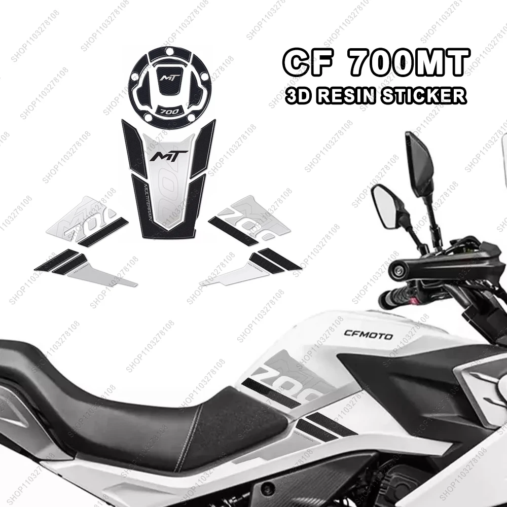 Для CF Moto 700MT MT 700 2024 2023 ограниченная серия 3D наклейка из смолы защитная наклейка на бак мотоцикла новая декоративная наклейка