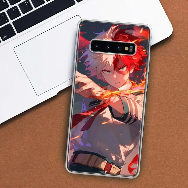 Фото Чехол для телефона Todoroki Shoto MHA My Hero для Samsung Galaxy S7 S8 S9 Plus S10E S10 Lite Note 20 Ultra 10 Pro 9 8 M12 M21 M30S M32 M №2