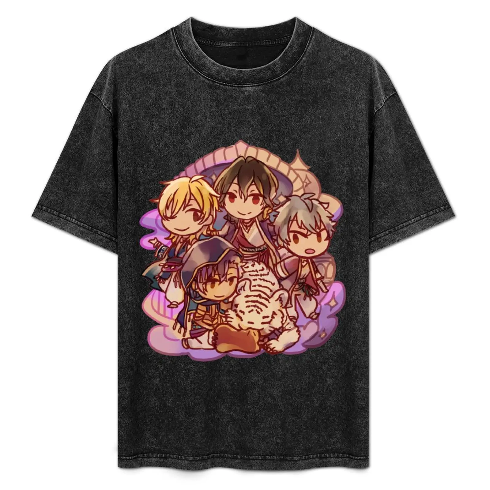 Футболка Enstars UNDEAD 1001 Nights, рубашки с рисунком животных, принты для мальчиков, модные рубашки, рубашки для мужчин