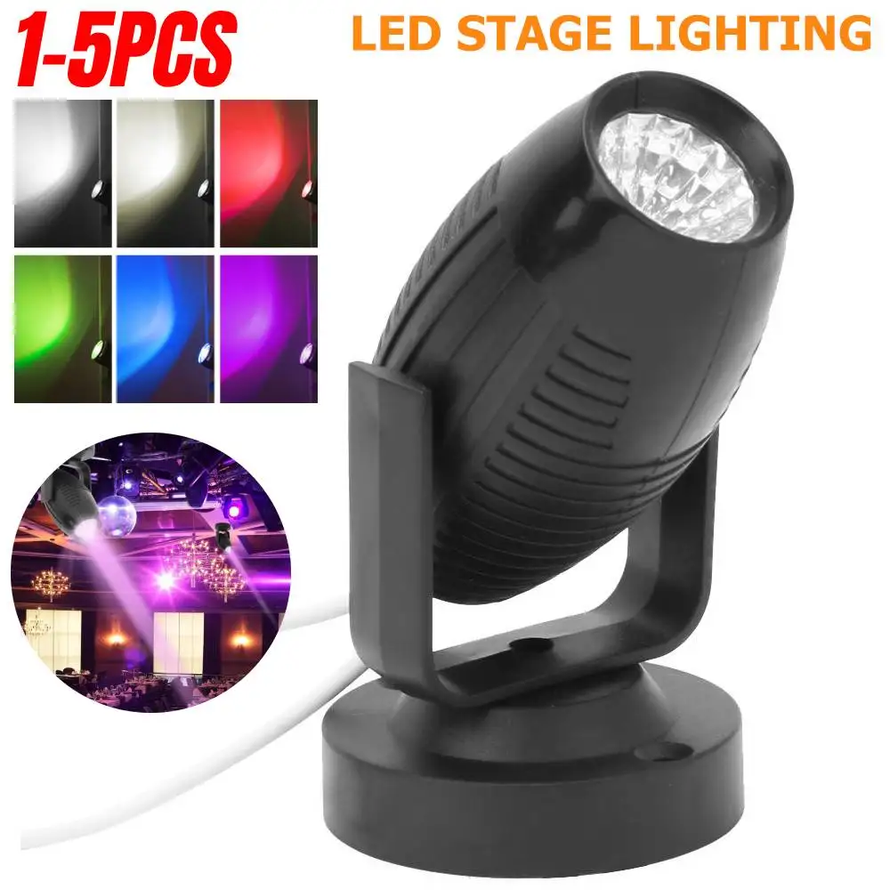 RGB фонарь для сцены, 85-265 в, 360 градусов