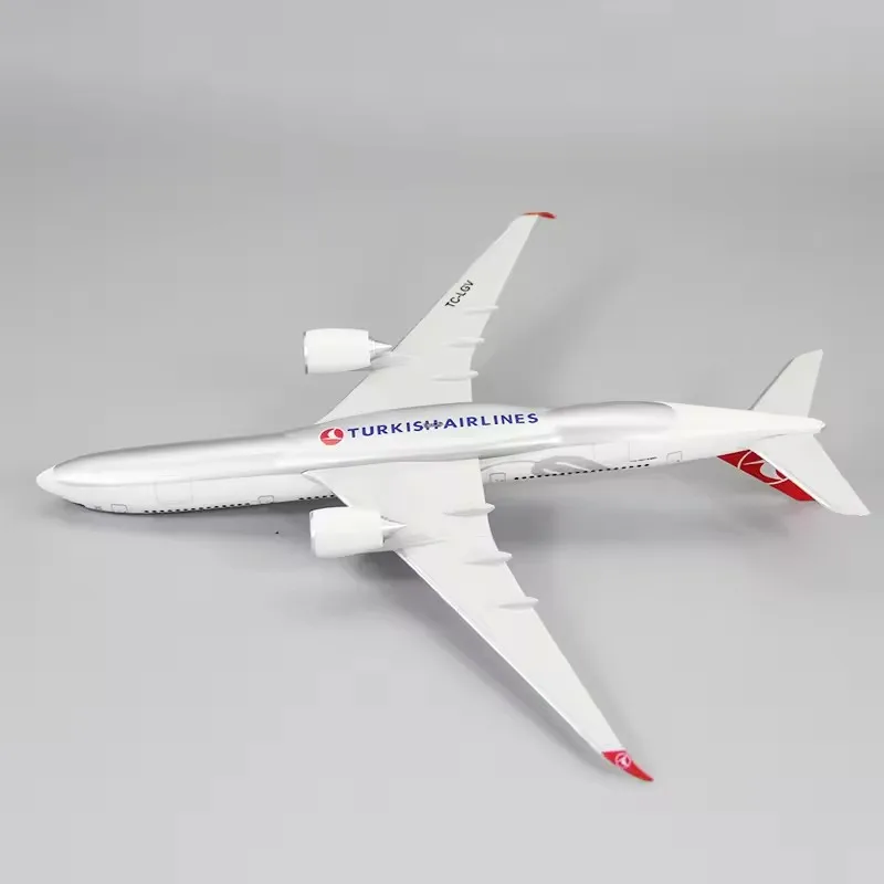 Фото Масштаб 1/200, турецкий авиакомпания A350-900, пластиковый АБС-пластик, модель самолета в сборе, коллекция моделей с подставкой №5