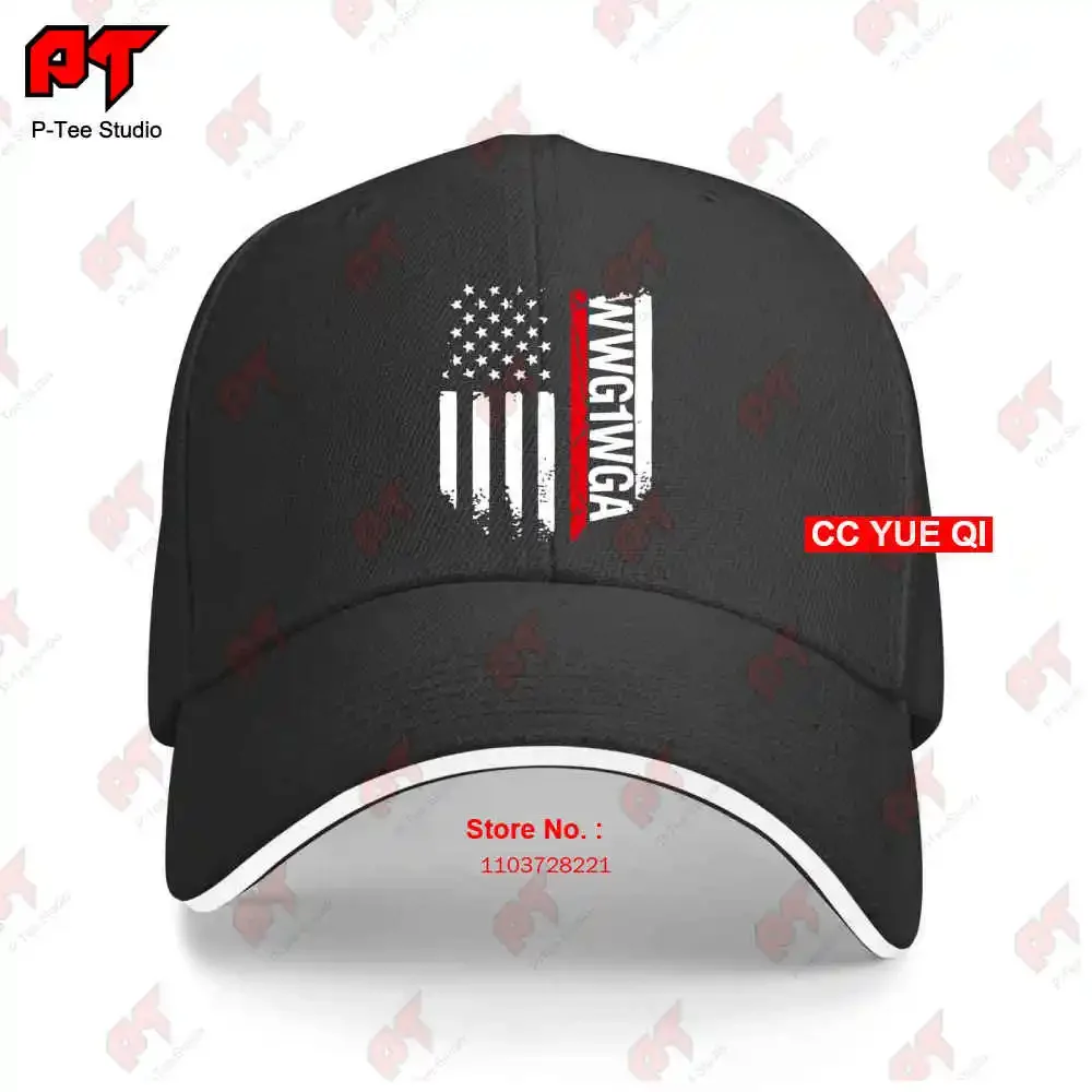 Фото Бейсболки с американским флагом Wwg1Wga, грузовая Кепка LKOB №3
