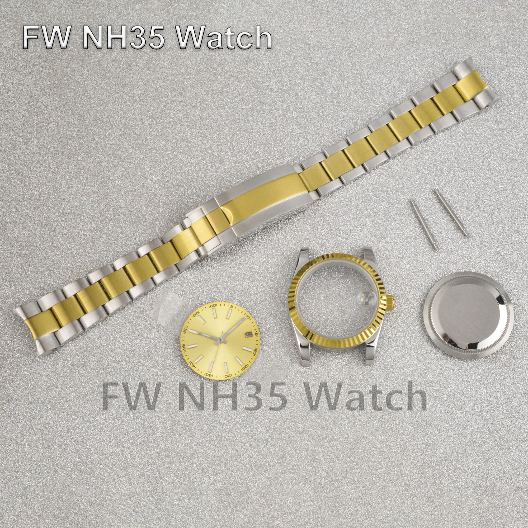 Высококачественный чехол NH35 для часов Datejust, модные аксессуары, корпус часов, циферблат, ремешок, подходит для NH34/NH35/NH36, автоматический механизм