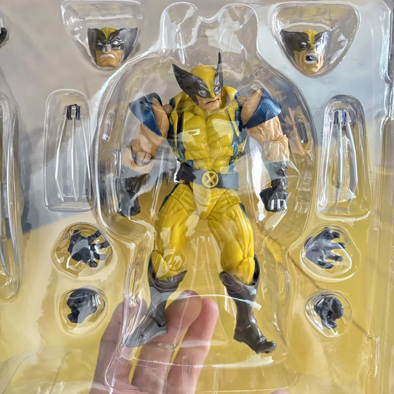 Revoltech YAMAGUCHI X-Men Росомаха Фигурка Перевертень Суставы Подвижная Фигурка Джеймса Howlett ПВХ Логан Коллекция Игрушки Подарки