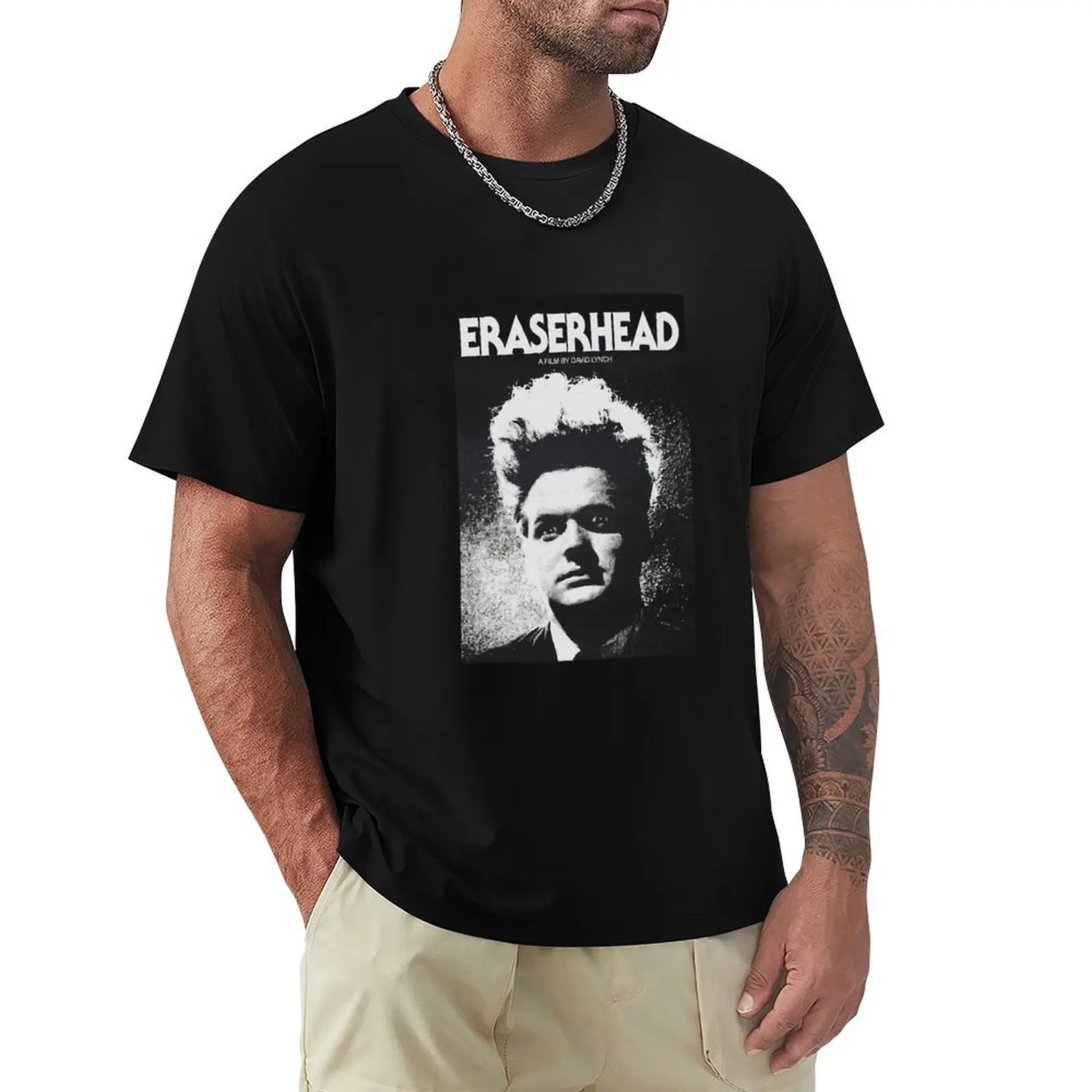 Футболка ERASERHEAD MOVIE, рубашка на заказ, винтажные футболки, футболки большого размера, мужские черные футболки для мужчин