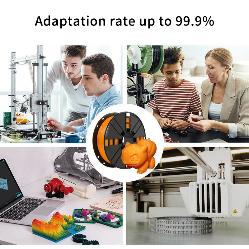 Фото Нить PLA Plus 1 кг (2,2 фунта) 1,75 мм PLA + 3D-принтер Материал FDM Высококачественный материал для студии №4