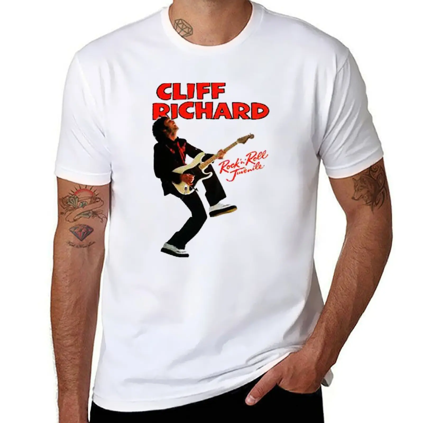 Футболка Cliff Richard, мужская повседневная футболка, футболка с индивидуальным принтом