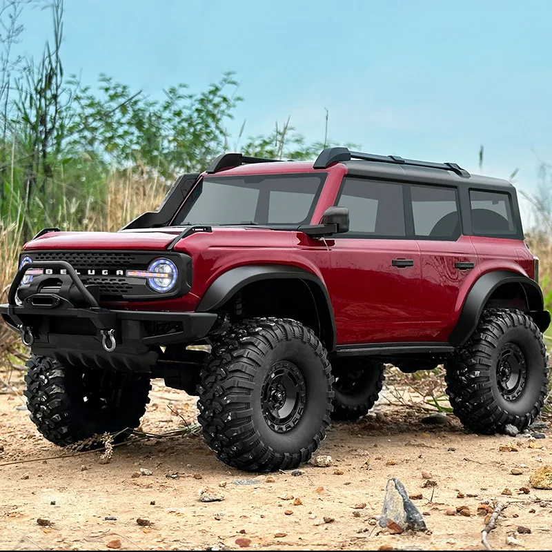 NewR1001 1:10 Huangbo R1001 полноразмерная радиоуправляемая модель автомобиля для езды по бездорожью, большая Игрушечная машина для скалолазания