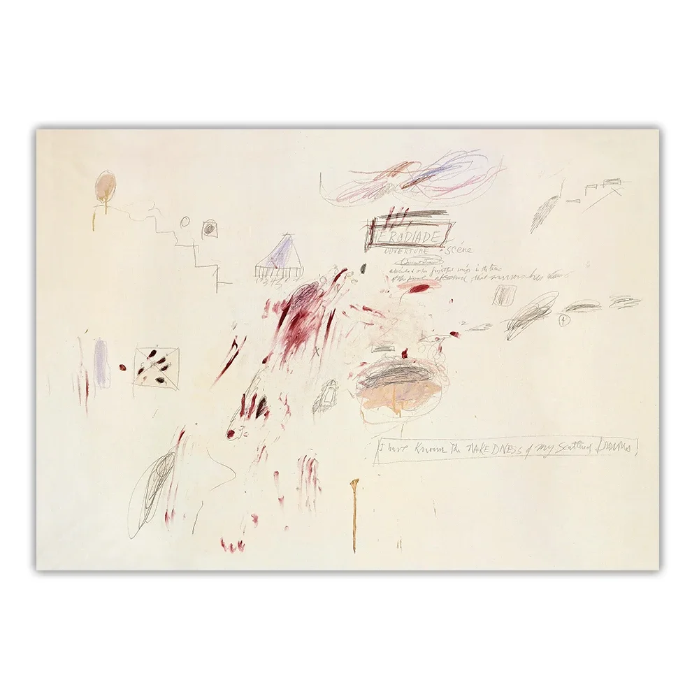 Citon Cy Twombly 《Herodiade.1960》холст Картина маслом Картина Плакат Картина Настенный фон Декор Домашние украшения (art.: 3920ce19ebf30) - 3920ce19ebf30