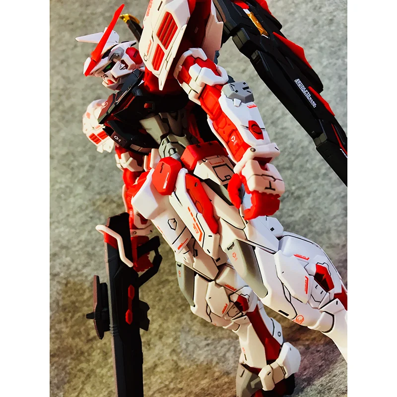 Фото В наличии 8807 MG 1/100 Mars Red Astray, репринт MBF-P02, комплект модели в сборе, подвижный робот, пластиковая модель, коллекция игрушек на заказ, подарок №4