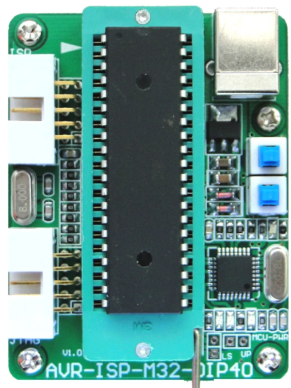Фото Программатор AVR для записи сиденья Atmega8A/16A/32A/64A/128A/2560/Attiny13A №2