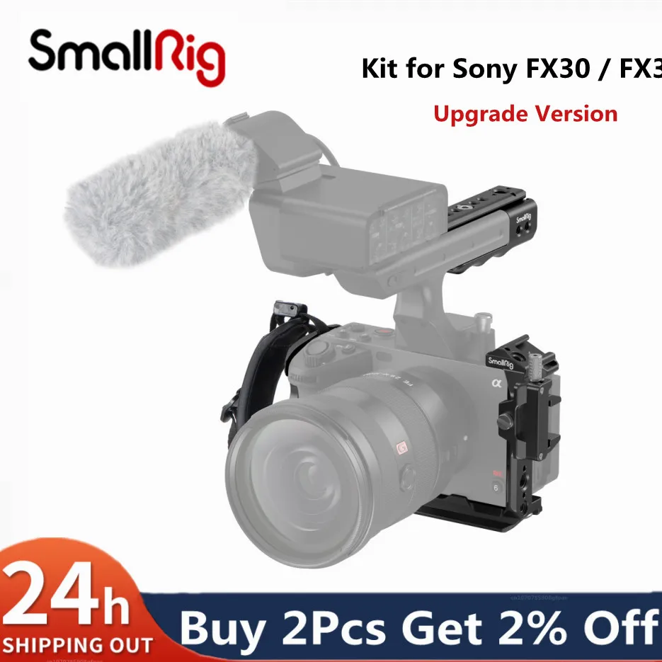 Комплект клетки для портативной камеры SmallRig, защитная полная клетка для Sony FX30 FX3 FX 30 4184, обновленная версия