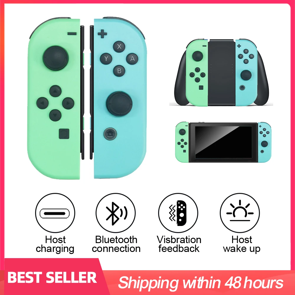 Контроллер Joy Con совместимый с переключателем/Lite/OLED, беспроводная Замена для переключателя Joycon, контроллеры переключателей ограниченного в...