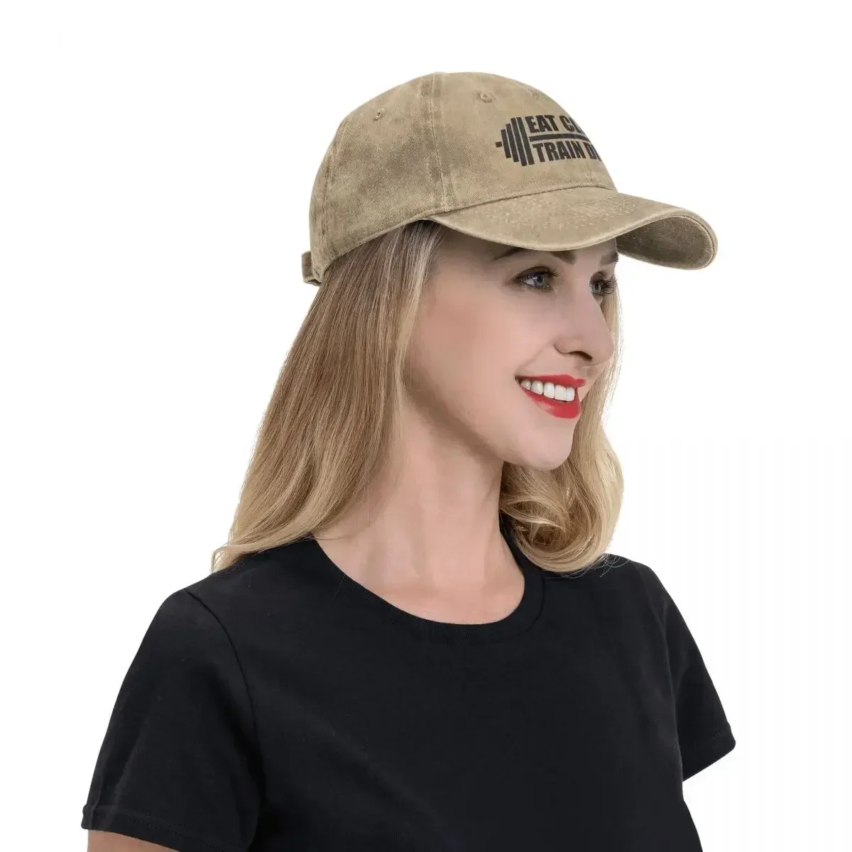 Крутая бейсболка Eat Clean Train Dirty Gym, винтажная хлопковая кепка Snapback, унисекс, уличная всесезонная дорожная кепка, кепка (art.: 3920cf785a321) - 3920cf785a321