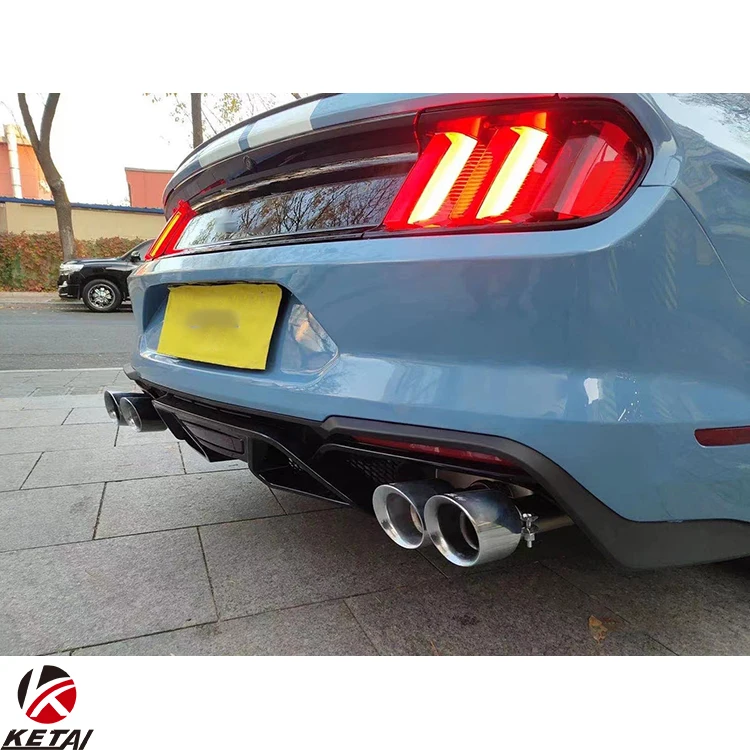Фото Оптовая продажа модифицированных деталей заднего бампера в стиле GT500 для Mustang 2015-2021 гг. №4