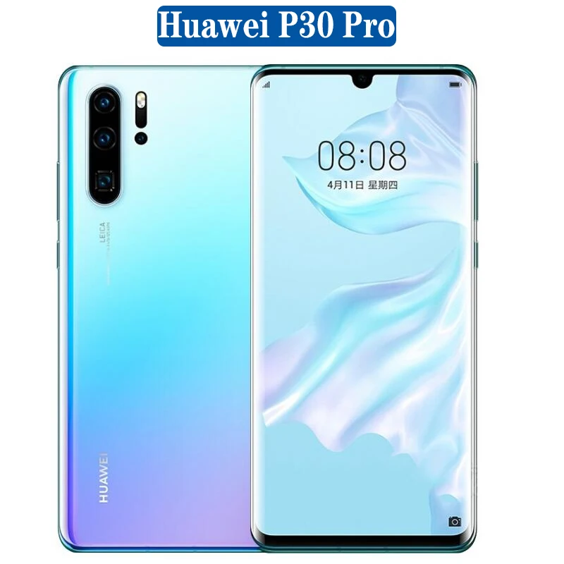 Мобильный телефон Global ROM HuaWei P30 Pro, восьмиядерный HiSilicon Kirin 980, 6,47 дюйма, 40 МП, задняя часть Four Caremas, 4200 мАч, 40 Вт, Google Play NFC