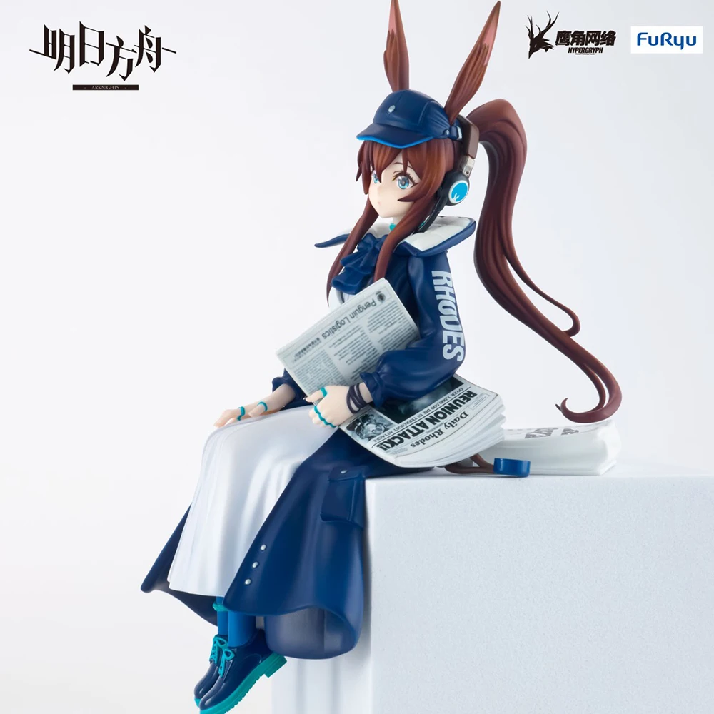 Фото 100% оригинальная фигурка FuRyu Noodle Stopper Arknights Amiya, аниме-фигурка, модель, украшение, гаражный комплект, коллекция, подарок на день рождения №4